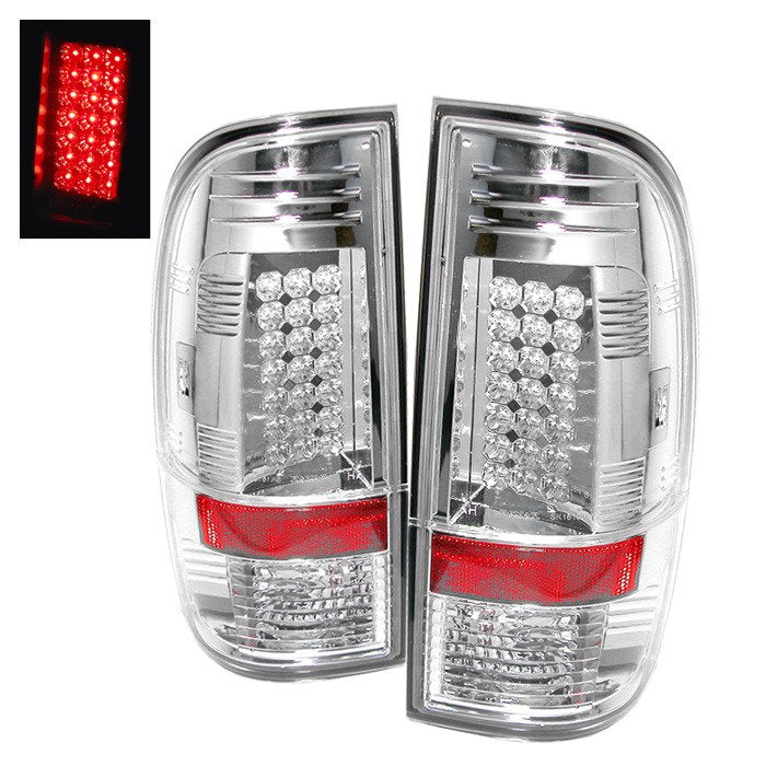 Spyder Auto 5003904 (Spyder) LED Tail Lights - Chrome