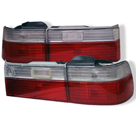 Spyder Auto 5004062 (Spyder) Euro Style Tail Lights - Red Clear