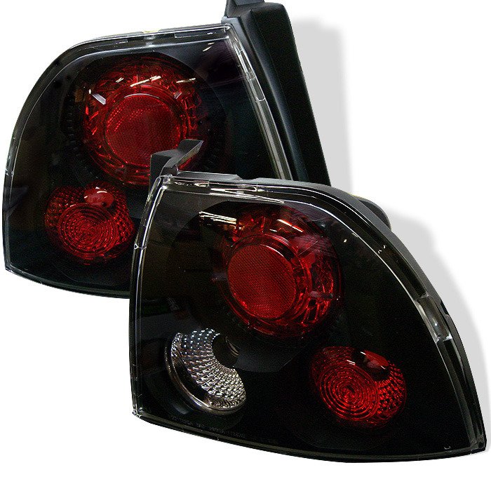 Spyder Auto 5004147 (Spyder) Euro Style Tail Lights - Black
