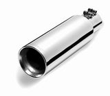 Gibson Performance Exhaust 500427 Stainless Steel Tip>Double Walled Angle Tip