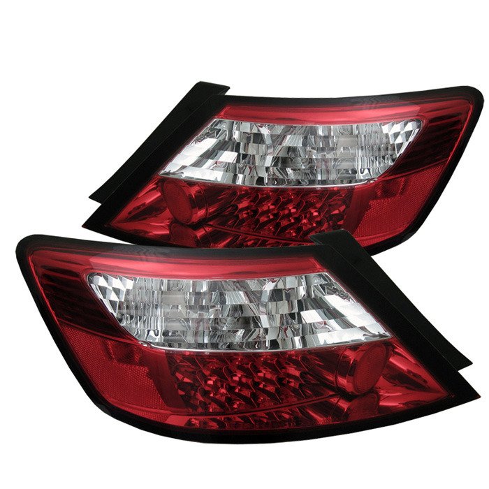 Spyder Auto 5004512 (Spyder) LED Tail Lights - Red Clear