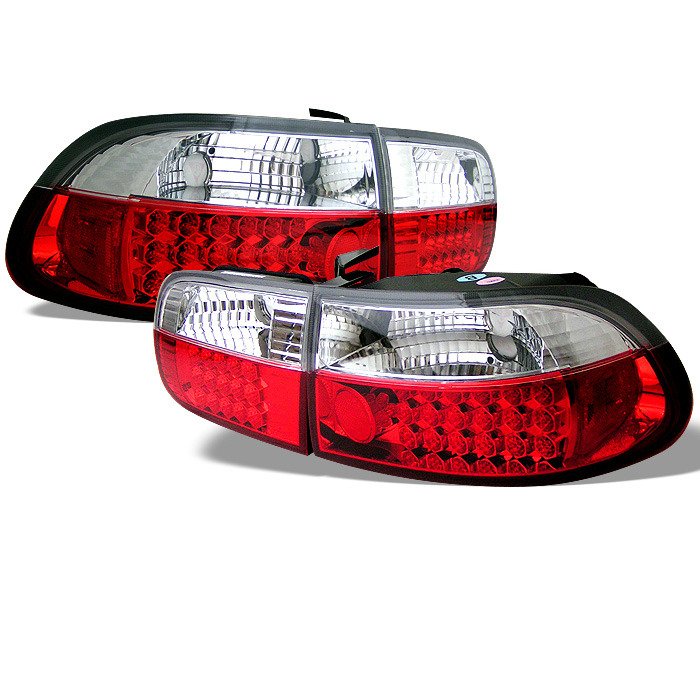 Spyder Auto 5004642 (Spyder) LED Tail Lights - Red Clear