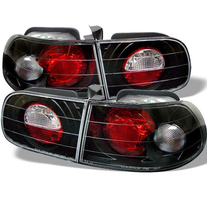 Spyder Auto 5004680 (Spyder) Euro Style Tail Lights - Black