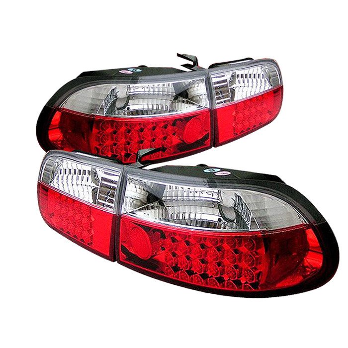 Spyder Auto 5004741 (Spyder) LED Tail Lights - Red Clear