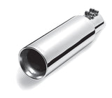 Gibson Performance Exhaust 500546 Stainless Steel Tip>Double Walled Straight Tip