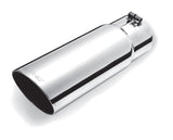 Gibson Performance Exhaust 500554 Stainless Steel Tip>Single Wall Angle Tip