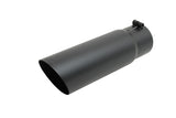 Gibson Performance Exhaust 500638-B Black Ceramic Single Wall Angle Exhaust Tip