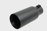 Gibson Performance Exhaust 500689-B Black Ceramic Double Walled Angle Exhaust Tip