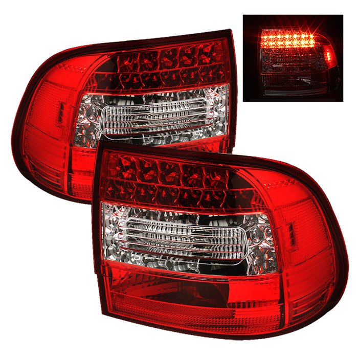 Spyder Auto 5007087 (Spyder) LED Tail Lights - Red Clear