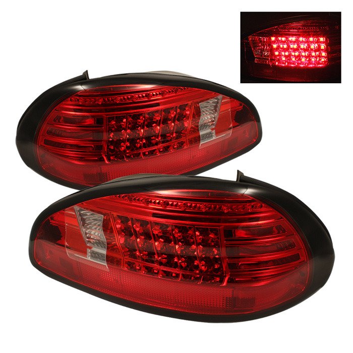 Spyder Auto 5007162 (Spyder) LED Tail Lights - Red Clear