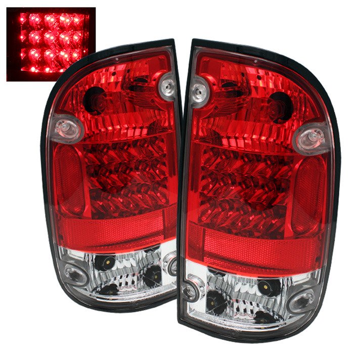 Spyder Auto 5007872 (Spyder) LED Tail Lights - Red Clear