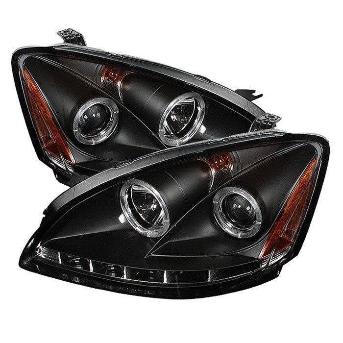 Spyder Auto 5008077 (Spyder Signature) Projector Headlights - LED Halo - Black