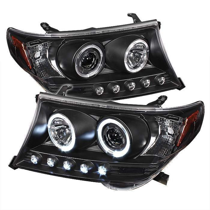 Spyder Auto 5008275 (Spyder Signature) Projector Headlights - LED Halo - Black
