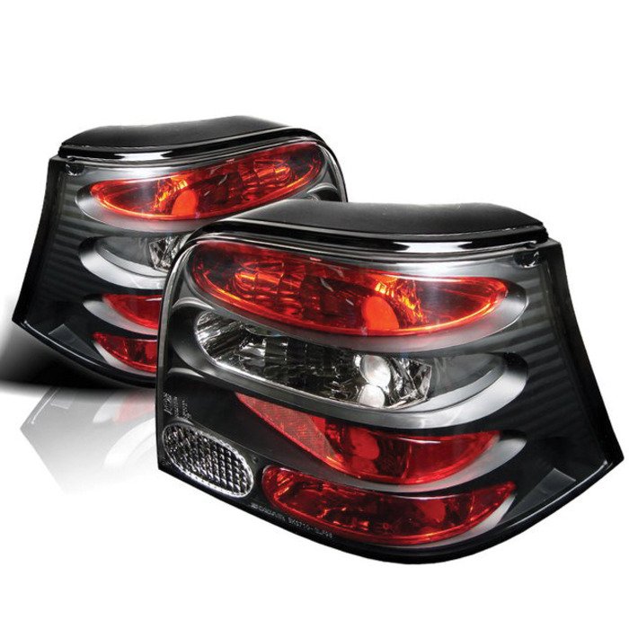 Spyder Auto 5008343 (Spyder) Euro Style Tail Lights - Black