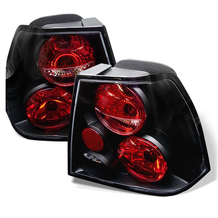 Spyder Auto 5008381 (Spyder) Euro Style Tail Lights - Black