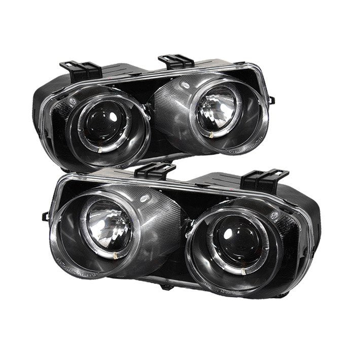 Spyder Auto 5008671 (Spyder Signature) Projector Headlights - LED Halo - Black