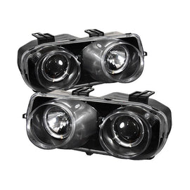 Spyder Auto 5008671 (Spyder Signature) Projector Headlights - LED Halo - Black