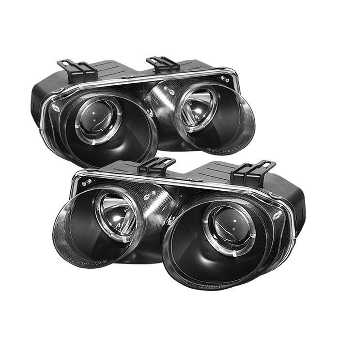 Spyder Auto 5008695 (Spyder Signature) Projector Headlights - LED Halo - Black