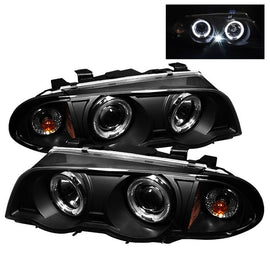 Spyder Auto 5008947 (Spyder Signature) Projector Headlights 1PC - LED Halo - Amber Reflector - Black