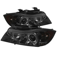 Load image into Gallery viewer, Spyder Auto 5009029 Projector Headlights - LED Halo - Amber Reflector - Eyebrow Bulb - Smoke