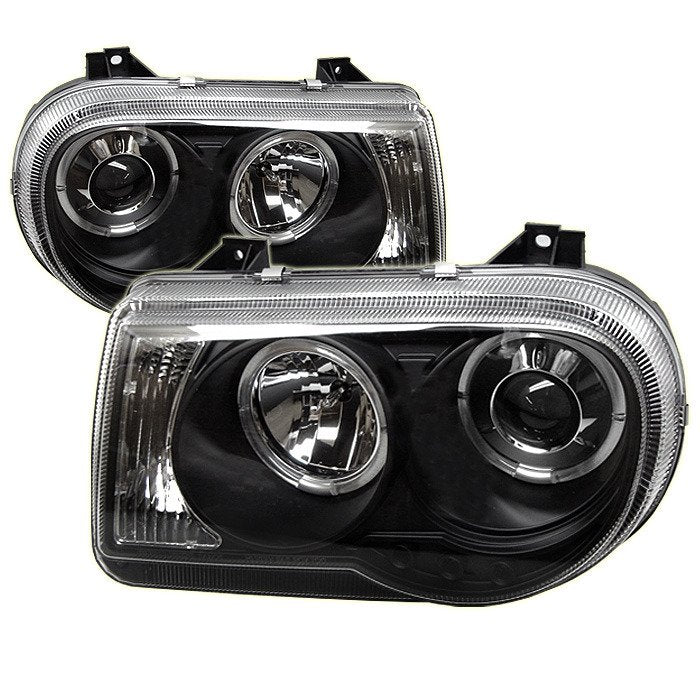 Spyder Auto 5009135 (Spyder Signature) Projector Headlights - LED Halo - Black
