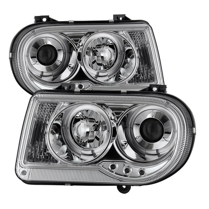 Spyder Auto 5009142 (Spyder Signature) Projector Headlights - LED Halo - Chrome
