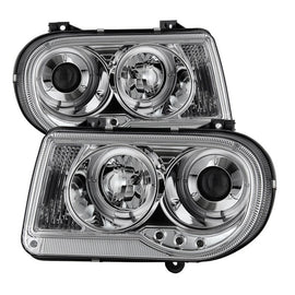 Spyder Auto 5009142 (Spyder Signature) Projector Headlights - LED Halo - Chrome