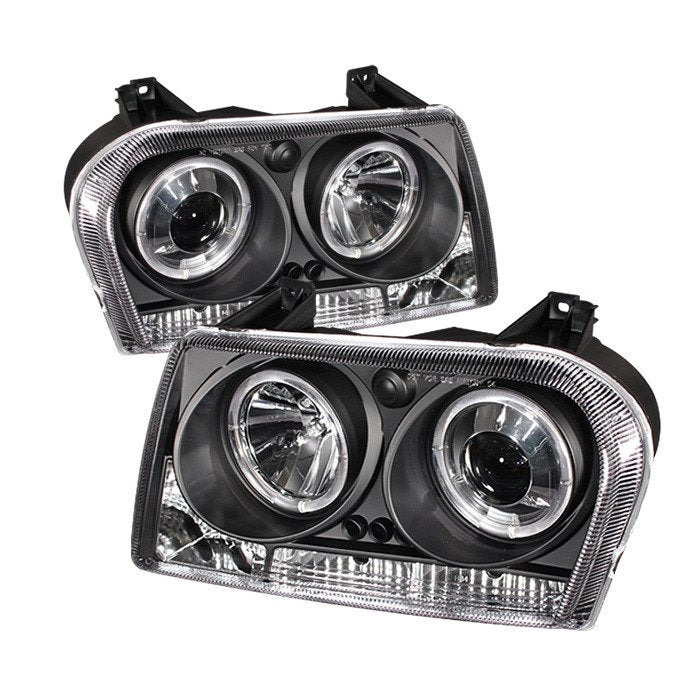 Spyder Auto 5009180 (Spyder Signature) Projector Headlights - LED Halo - Black