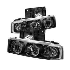 Spyder Auto 5009210 (Spyder Signature) Projector Headlights - LED Halo - Black