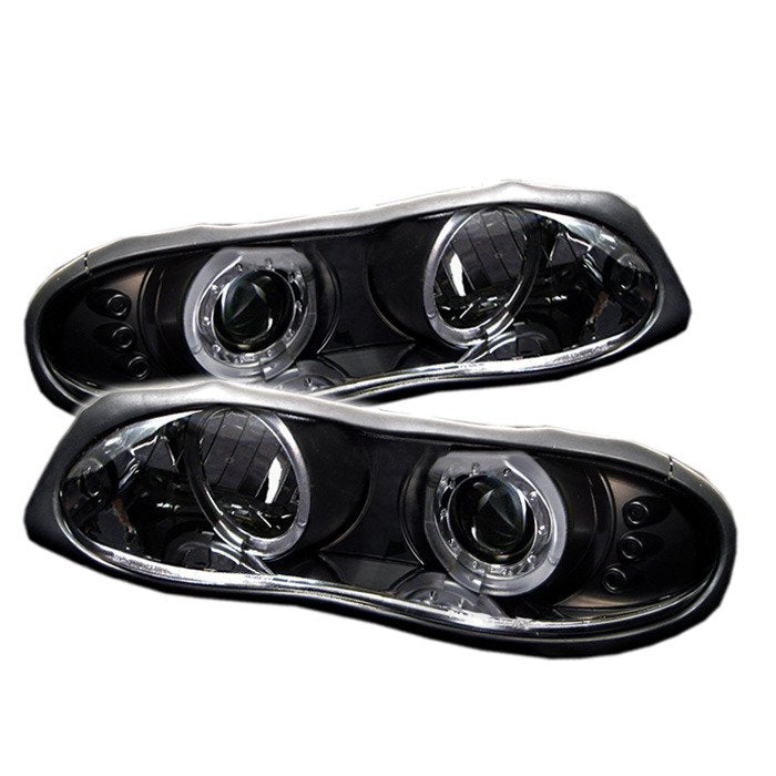Spyder Auto 5009234 (Spyder Signature) Projector Headlights - LED Halo - Black