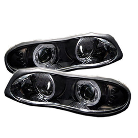 Spyder Auto 5009234 (Spyder Signature) Projector Headlights - LED Halo - Black