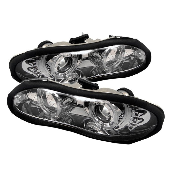 Spyder Auto 5009241 (Spyder Signature) Projector Headlights - LED Halo - Chrome