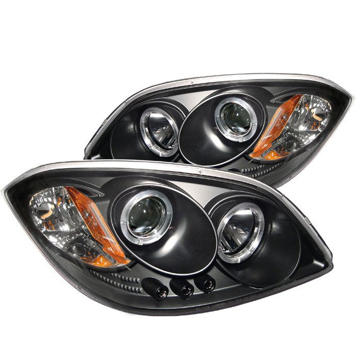 Spyder Auto 5009326 (Spyder Signature) Projector Headlights - LED Halo - Black