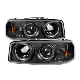 Spyder Auto 5009357 (Spyder Signature) Projector Headlights - LED Halo - Black