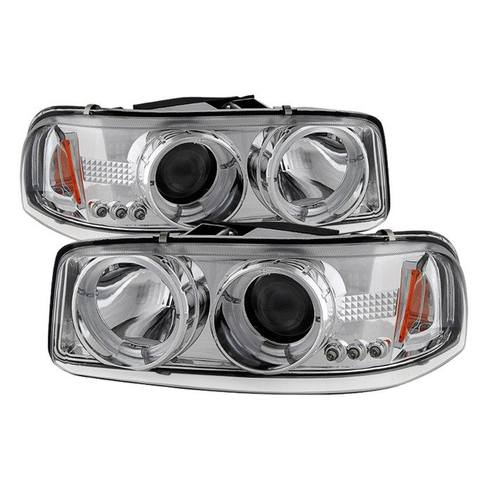 Spyder Auto 5009364 (Spyder Signature) Projector Headlights - LED Halo - Chrome