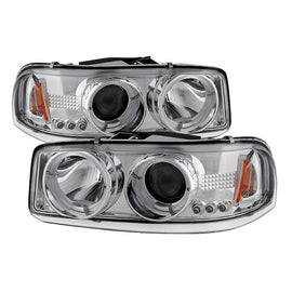Spyder Auto 5009364 (Spyder Signature) Projector Headlights - LED Halo - Chrome