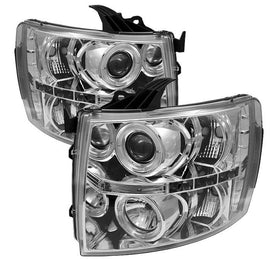 Spyder Auto 5009500 (Spyder Signature) Projector Headlights - LED Halo - Chrome