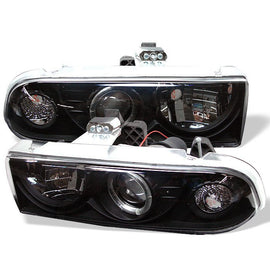 Spyder Auto 5009524 (Spyder Signature) Projector Headlights - LED Halo - Black