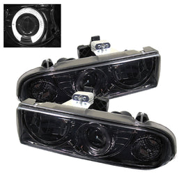 Spyder Auto 5009562 (Spyder Signature) Projector Headlights - LED Halo - Smoke