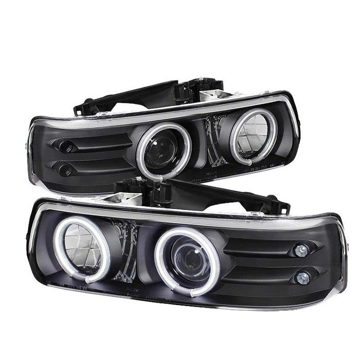 Spyder Auto 5009579 (Spyder Signature) Projector Headlights - CCFL Halo - Black