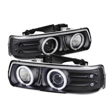 Load image into Gallery viewer, Spyder Auto 5009579 (Spyder Signature) Projector Headlights - CCFL Halo - Black