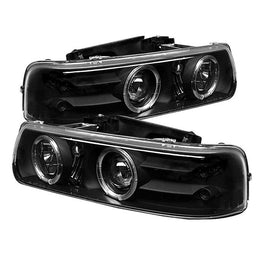 Spyder Auto 5009593 (Spyder Signature) Projector Headlights - LED Halo - Black