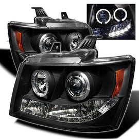 Spyder Auto 5009647 (Spyder Signature) Projector Headlights - LED Halo - Black