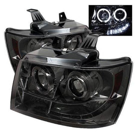 Spyder Auto 5009661 (Spyder Signature) Projector Headlights - LED Halo - Smoke