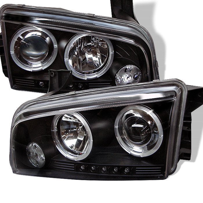 Spyder Auto 5009739 (Spyder Signature) Projector Headlights - LED Halo - Black
