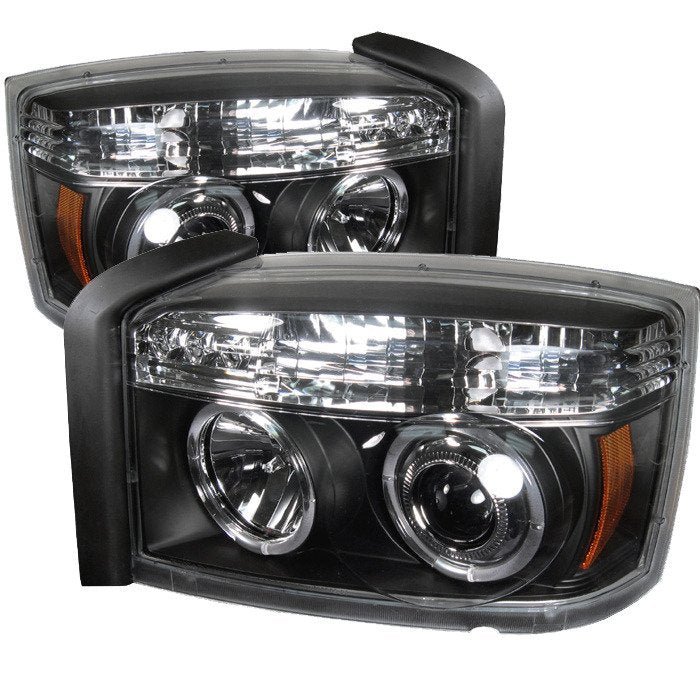 Spyder Auto 5009760 (Spyder Signature) Projector Headlights - LED Halo - Black