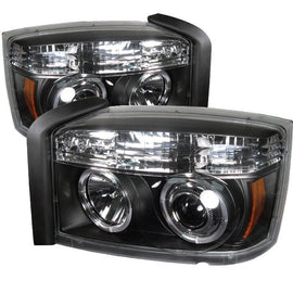 Spyder Auto 5009760 (Spyder Signature) Projector Headlights - LED Halo - Black