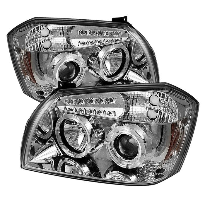 Spyder Auto 5009883 (Spyder Signature) Projector Headlights - LED Halo - Chrome