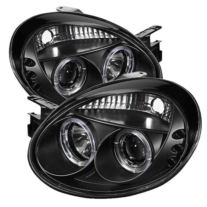 Spyder Auto 5009920 (Spyder Signature) Projector Headlights - LED Halo - Black
