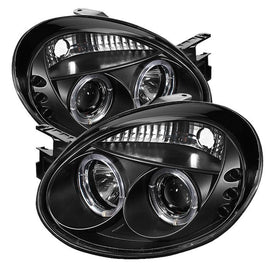 Spyder Auto 5009920 (Spyder Signature) Projector Headlights - LED Halo - Black
